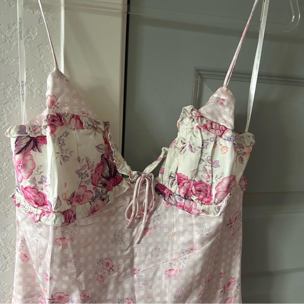NWT For Love & Lemons Taylor Floral Midi Dress - Picture 8 of 11